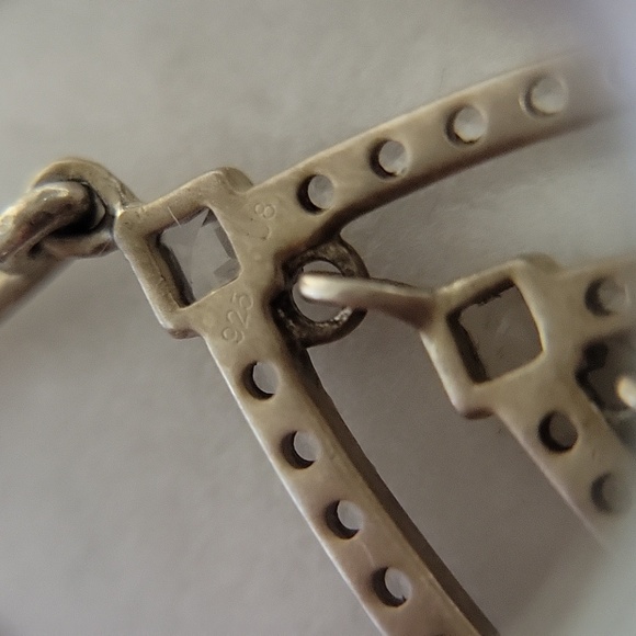 chandelier silver earrings - Picture 5 of 5